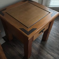 Solid Wooden Side Tables New Condition 