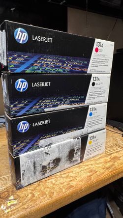 Brand new, Original HP 131A Set, 4-Pack (Black, Cyan, Magenta, Yellow)