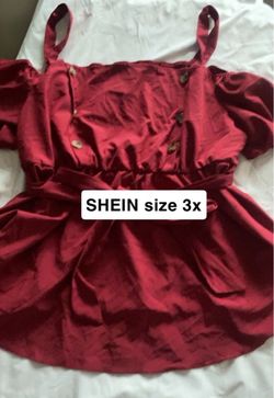 Sizes 1x thru 3x