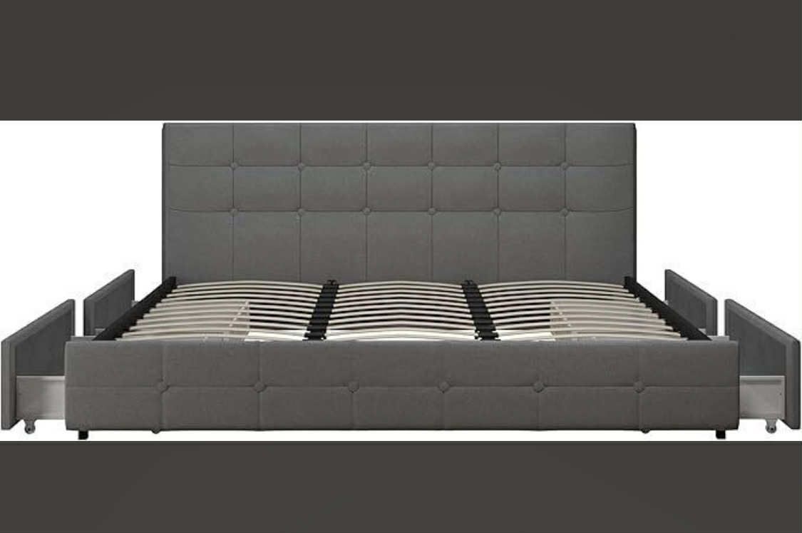 Upholstered Bed With Storage 