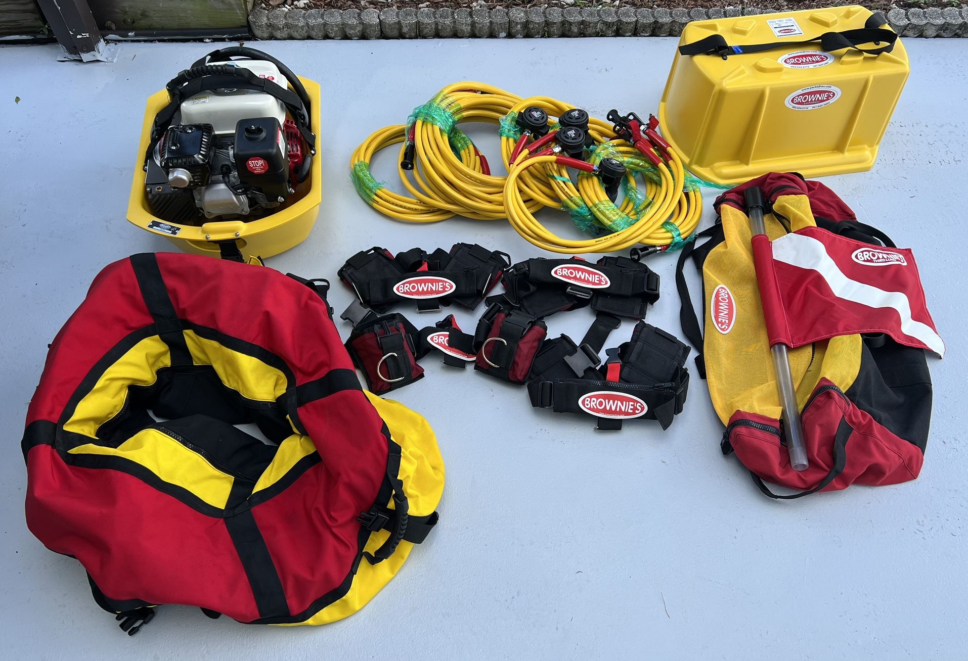 Brownie's Third Lung TankFree Hookah Diving 4 Divers for Sale in Fort