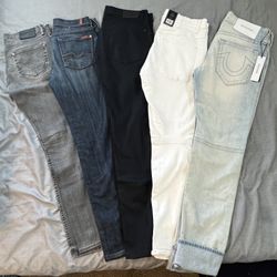 Designer Jeans: True Religion, RAW, Hugo, 7 For All Mankind, Allsaints Spitalfields
