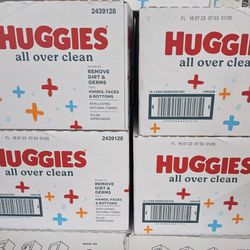 Huggies Wipes 10 Packs Of 56 In Each Box