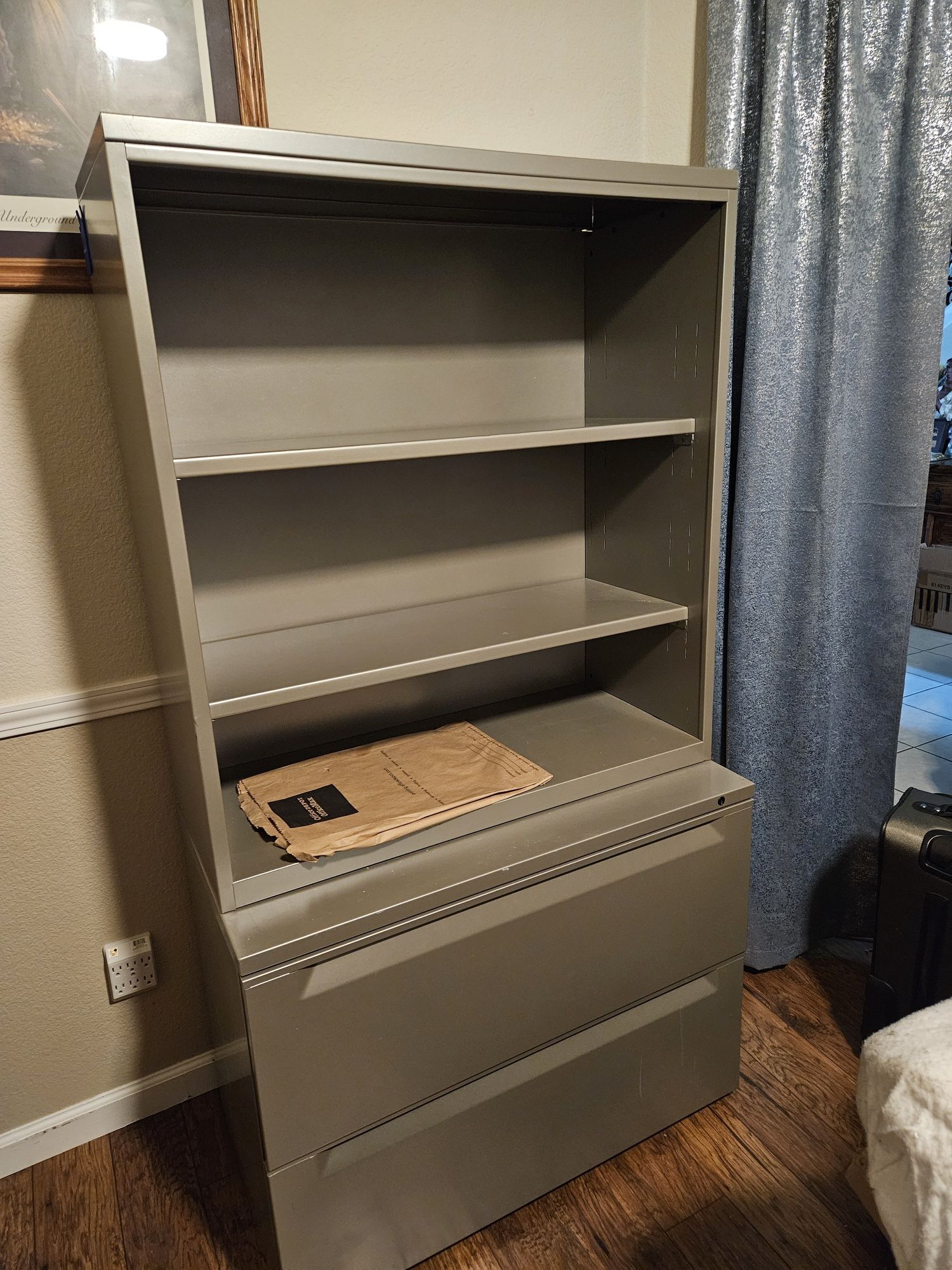 Herman Miller Bookshelf and 2 Drawer File Cabinet