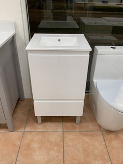 SALE ~ Modern PVC Bathroom Vanity - 20 inches