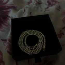 3mm 4 Prong Tennis Chain 20in