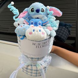 Stitch Plush Bouquet With Lights 