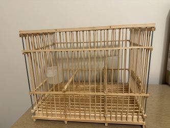 Bamboo Birdcage Cage for Small Birds hand 🤚 Made