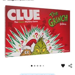 Unopened Grinch Clue Game