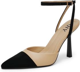 Women's SAPASPUR Chic Closed-Toe Stiletto High-Heel Pumps with Buckle - Women's Shoe & Footwear for Evening, Party Occasions Sandal