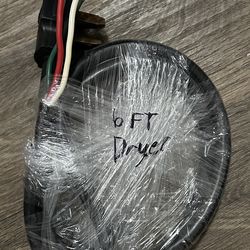 6 FT Dryer Power Cord 4 pronged