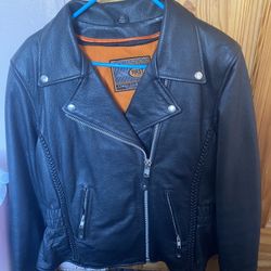 Leather Motorcycle Jacket 