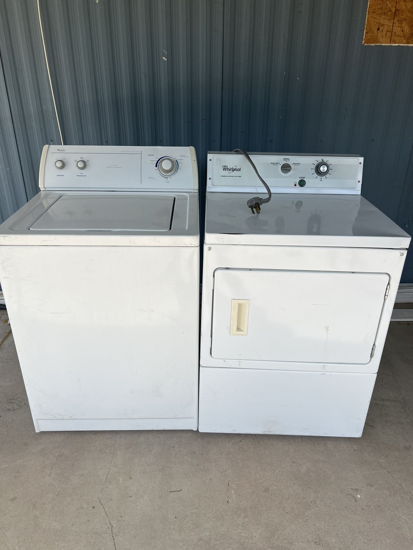 Whirlpool Washer And Dryer (electric)