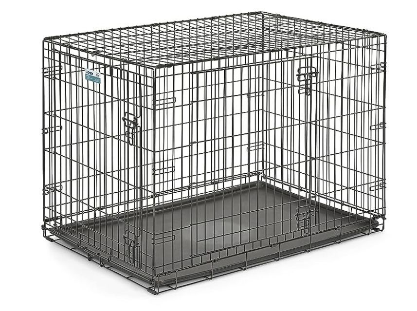 Double Door Dog Crate With Divider