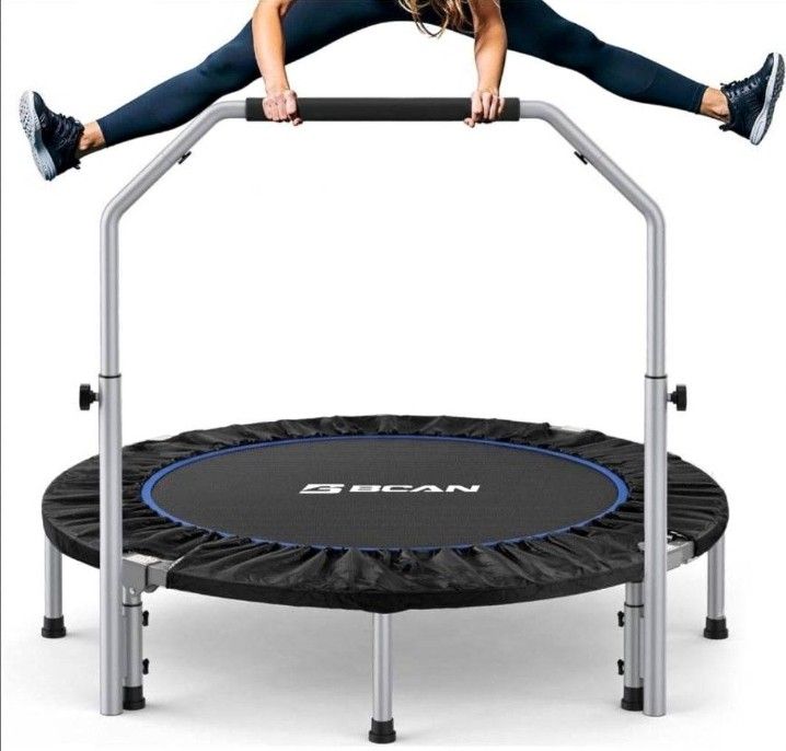 48" BCAN Foldable Mini Trampoline, Spring