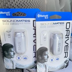 Izumi SoundMates Driver Mono Earbud, Bluetooth Earpiece with Built-in Microphone