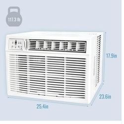 AC+HEAT 18,400 BTU 230-Volt Window/Wall Air Conditioner with 16,000 BTU heater -Brand New