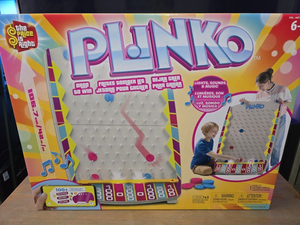 The Price Is Right Giant Plinko Board Game Set Brand New