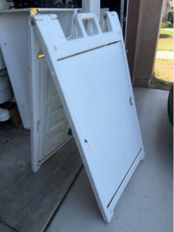 Sandwich billboard 24.5” x35 “ double side ad sign holder.
