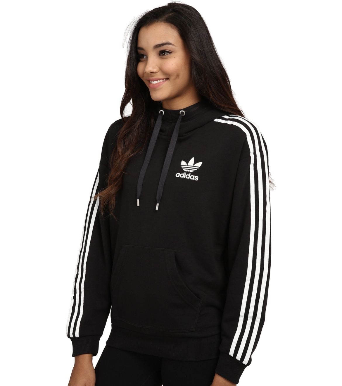 Black Adidas hoodie With Logo 