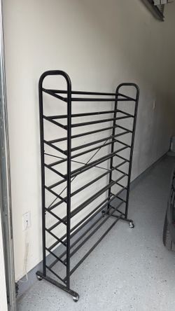 Rolling Shoe Rack