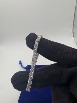 Moissanite Tennis Bracelet 7inch 5MM