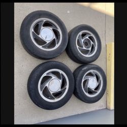 4 — 205/60r15 4x4.5 4x114.3 Stock Enkei Honda Accord Sentra Wheels Rims Tires!!!!!!!!!!!