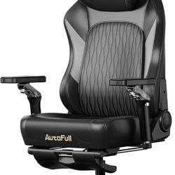 AutoFull M6 Gaming Chair, Ergonomic Office Chair with Ventilated Heating, AUTO Dynamic Tracking Lumbar Support, 6D Adjustable Armrests and Footrest (B