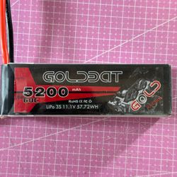 GOLDBAT 3S 11.1V 5200mAh 60C LiPo Battery