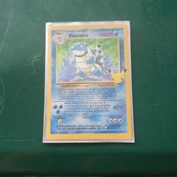 Blastoise Pokemon Card 