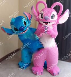Stitch and Angel Mascot Costumes - $650 Each