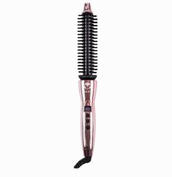 Calista Perfecter Pro Heated Round Brush - Thermal, Hot Styling Brush, For Women, 0.75 Inch, Rose Gold, Adjustable Temp & Dual Voltage