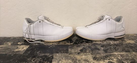 Jordan White Low Top Sneakers size 9 woman’s
