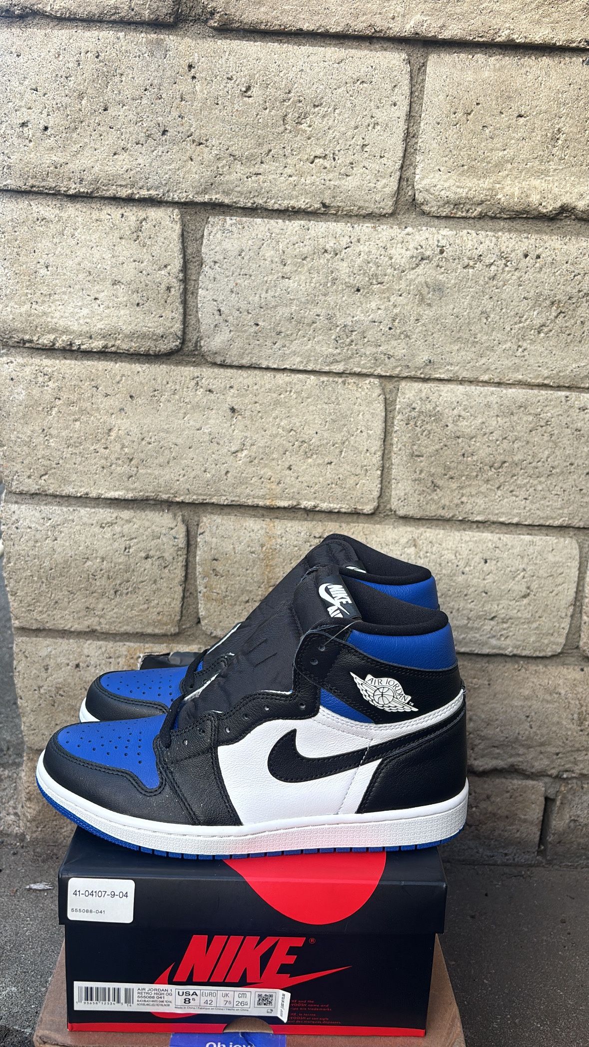 Jordan 1 Retro High Royal Toe