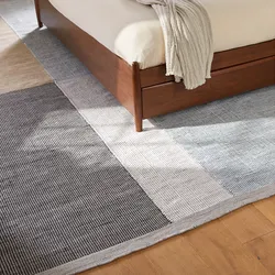 Modern Geometric Area Rug – Like New