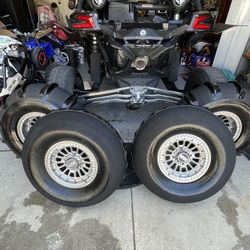 32” Sandcraft Destroyer 12 Cup Sand Paddles With Metal Fx Beadlock Wheels