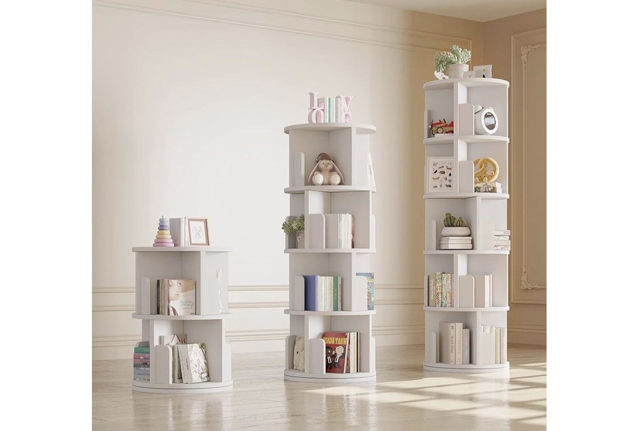 New, Rotating Bookshelf( Price For All3