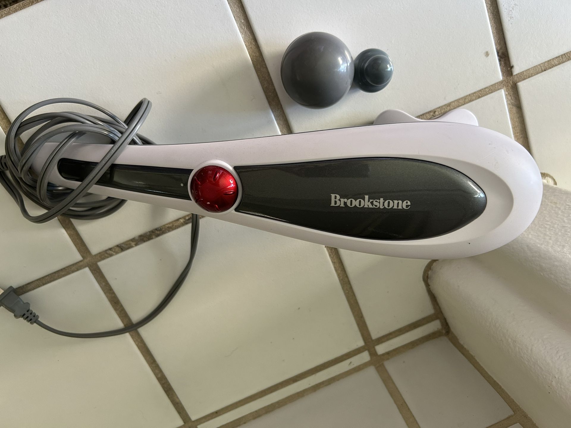 Back And Neck Massager -Brookstone Active Sport Variable Speed Personal Massager