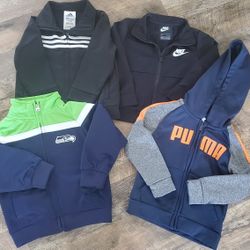 Toddler Biys 18 Months To 2t Jackets Nike, Adidas, Seahawks Puma 