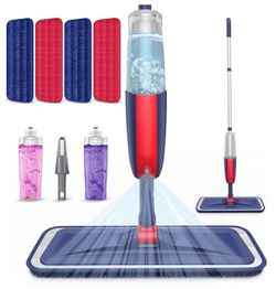 🔆💥🔆 New! Spray Mop with 2 Refillable Bottles & 4 Microfiber Pads! 🎉🔆💥
