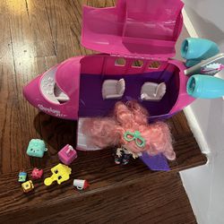 Shopkins World Vacation Jet Plane Airplane With Figures