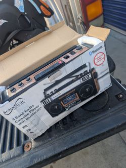Supersonic 4 Band Radio Cassette Player Bluetooth