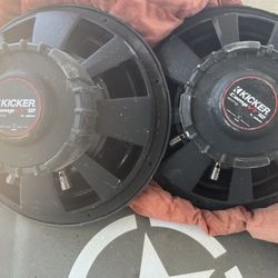 New Never Used 12 Subwoofers Kickd Compvt 12