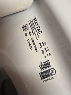 Bravos Maytag Washer