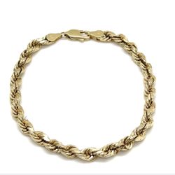 Gold Rope Bracelet 10K YG EPJ027133
