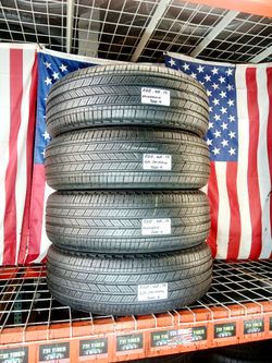 🇺🇸 4 GREAT USED TIRES P225/65R17 MICHELIN PRIMACY4 ALL SEASON TOURING 225 65 17