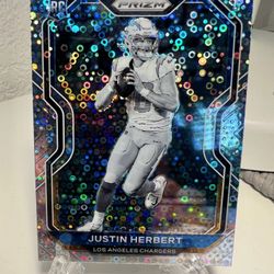  Justin Herbert 2020 Rookie Disco Negative No Huddle RC Chargers