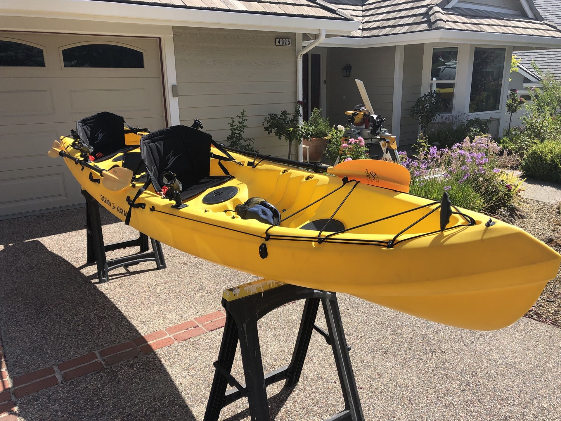 Ocean Kayak Zest Two Expedition Tandem Sit on Top Touring 16 feet