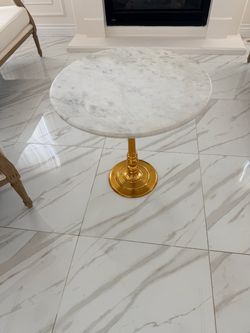 Marble side table