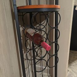 Wine Rack Corner Stand 